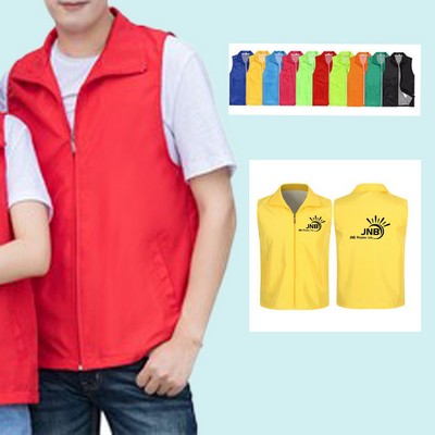 Volunteer Supermarket Clerk Unisex Custom Vest