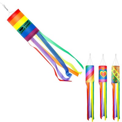 Gay Pride Rainbow Windsock