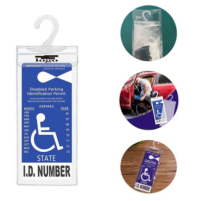 Handicap Permit Parking Placard Protective Holder