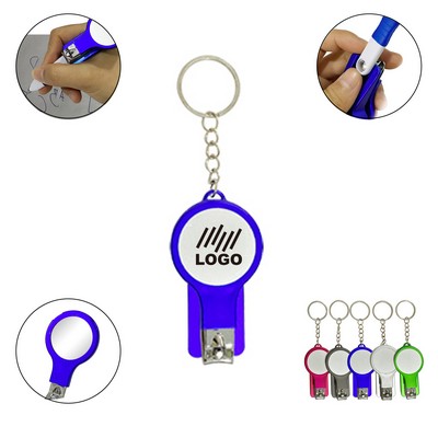 Multifunctional Folding Keychain Pen