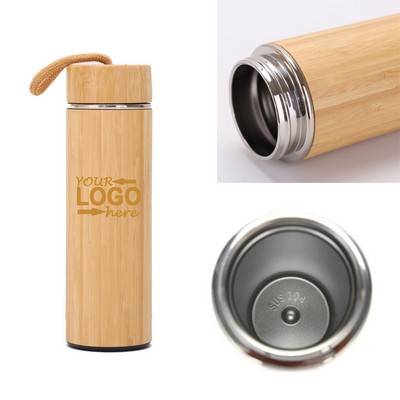 Vacuum Bamboo Tumbler