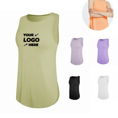 Women's Fitness Shirt Sleeveless Sports Top Yoga Vest