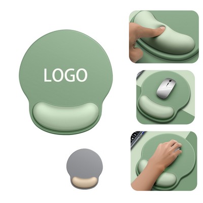 Mouse Pad With Gel Wrist Support