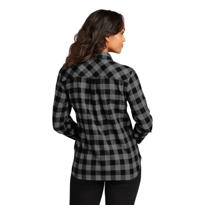 Port Authority Ladies Plaid Flannel Shirt