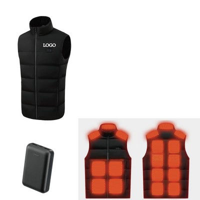 Electric Heating Keep Warm Vest With Battery