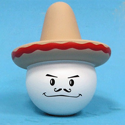 Sombrero Man Shaped Stress Ball