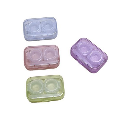 Candy color cartoon contact lens case