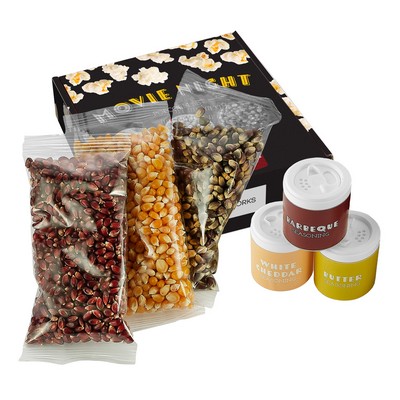 Popcorn Kernel & Seasoning Kit Gift Box