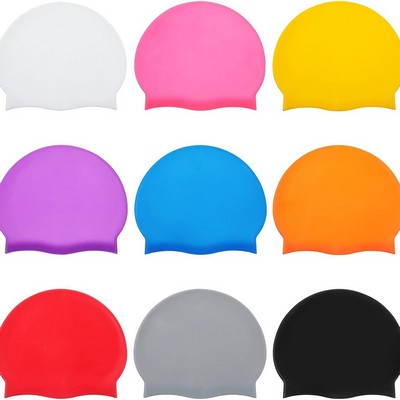 10" X 8" Adlut Silicone Swimming Cap