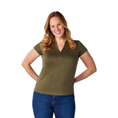 Women's AMOS Eco Short Sleeve Performance Polo