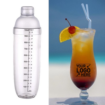 Cocktail Shaker with Scale 300ml