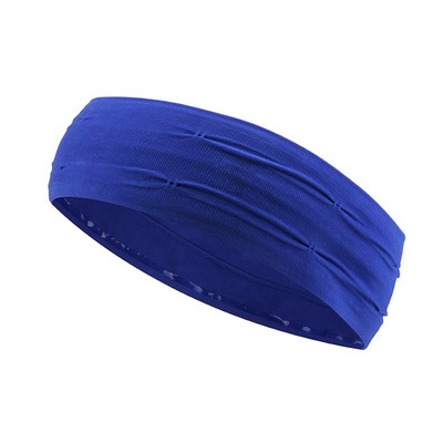 Double Dripper Pleated Sport Hairband