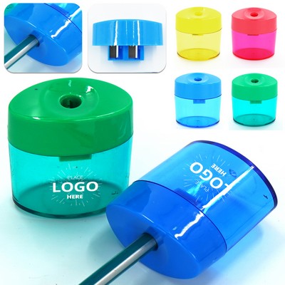 Translucent Single-Hole Pencil Sharpener