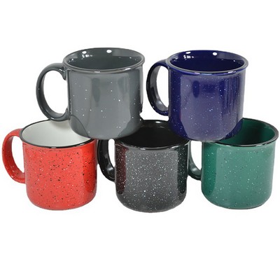 Retro Enamel Look Speckled Mug