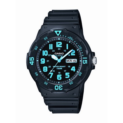 Casio Classic Diver Analog Resin Watch Black