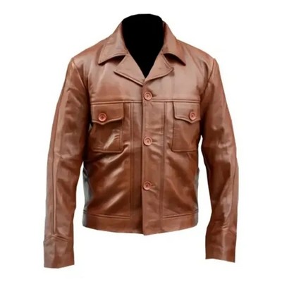 Vintage Brown Leather Jacket