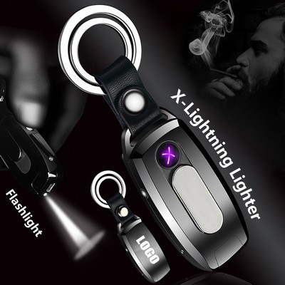 X-Lightning Electric Cigarette Lighter With Key Chain