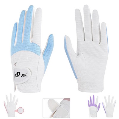 Pu Stretch Junior Golf Gloves