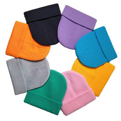 Stretchable Knit Beanie Caps