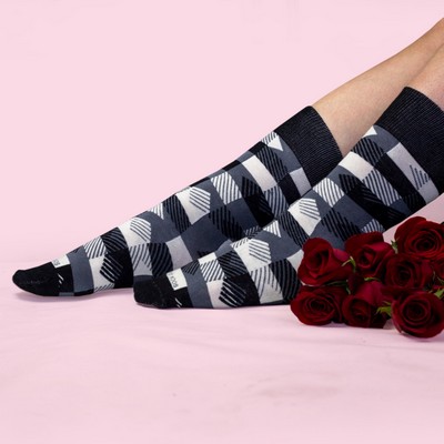 Performance VALENTINES Day Socks - Athletic Footwear for Romantic Celebrations - American Made