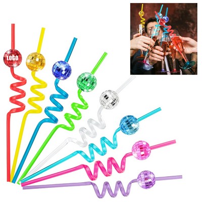 Plastic Disco Straw