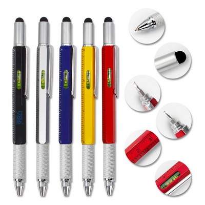 6 In 1 Multi-Function Ballpoint Pen