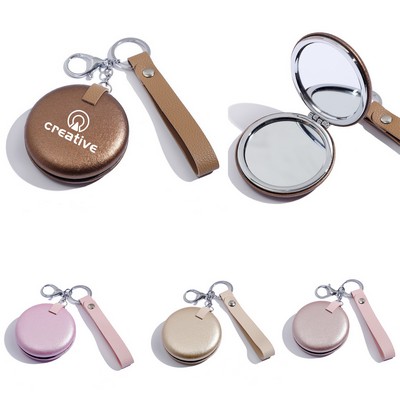 Mini Carry-On Double Sided Cosmetic Mirror