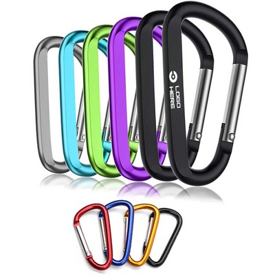 Aluminum D Ring Shape Carabiner