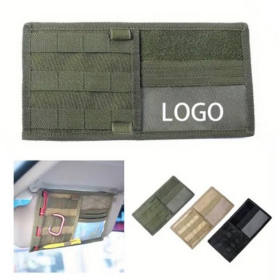 Tactical Car Sun Visor Organizer