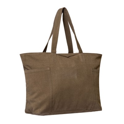 Stone Washed Tote - Blank (21.6"x13"x5.9")