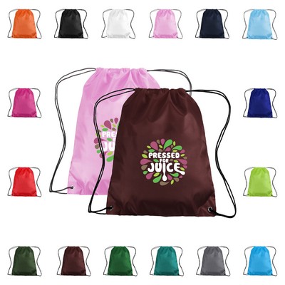 Classic Polyester Drawstring Backpacks