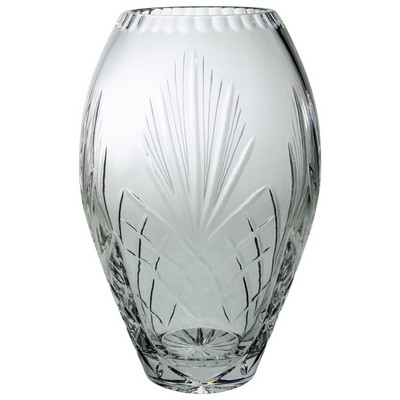 8" European Crystal Vase Without Base