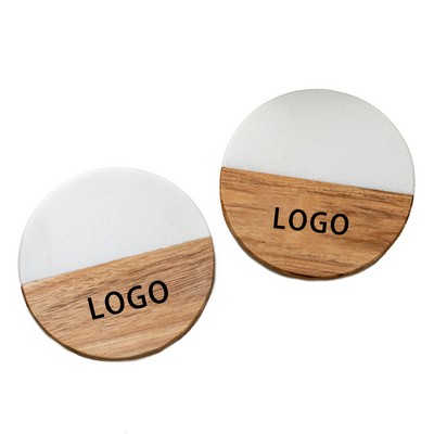 Round Marble Coaster