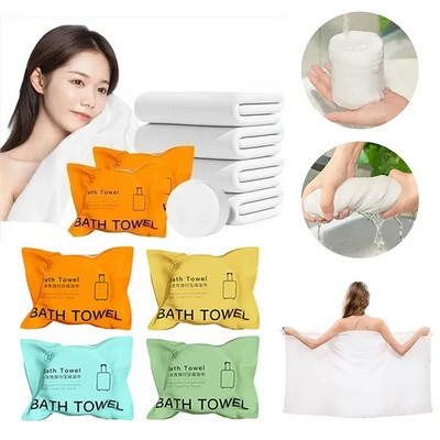 Portable Compressed Bath Towel with Compact & Convenient for Travel