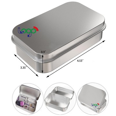 Metal Tin Box with Lid