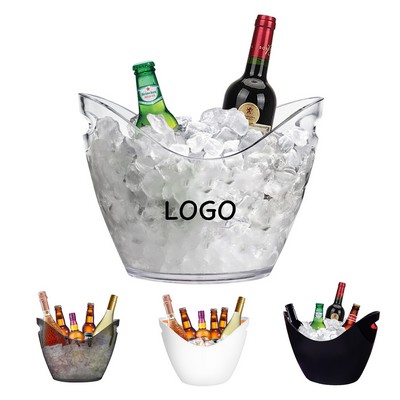 8 Liter Clear Wine Ice Bucket