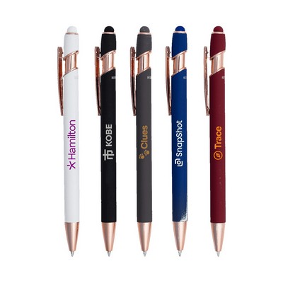 Lexi Satin Gel Pen - Rose Gold (Recycled Aluminum) - Coming March 2025