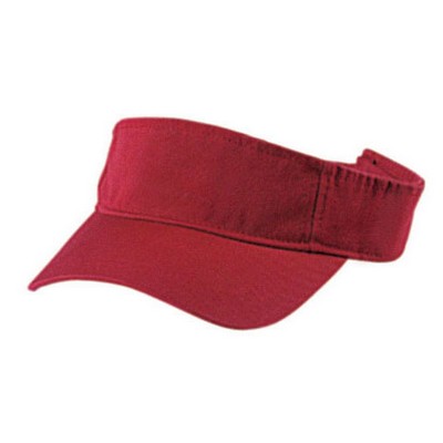 Garment Washed Chino Cotton Twill Visor