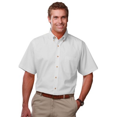 Men's Short Sleeve Scotchgard™ Treated Twill Shirt w/Patch Pocket