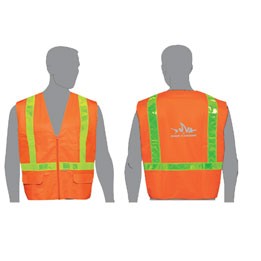 Orange Class 2 Compliant Surveyor's Vest