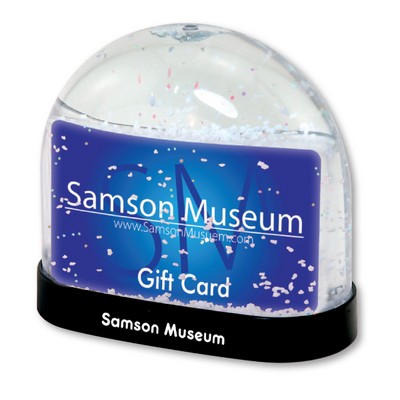 Gift Card Snow Globe