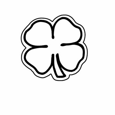 4 Leaf Clover Magnet - Full Color