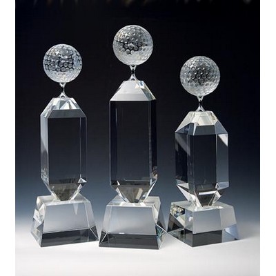 Crystal Globe Award (11"x3¼"x3¼")