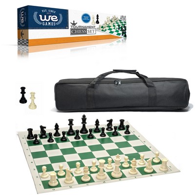 Tournament Chess Set w/ Canvas Bag