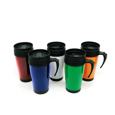 Double Wall Plastic Auto Mug