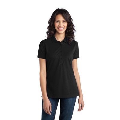 Port Authority® Ladies Stretch Pique Polo Shirt