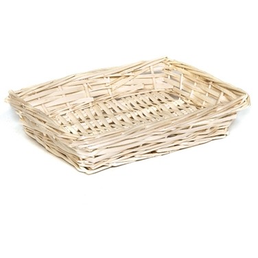 Rectangle Wicker Basket (14"x12"x2 1/2")