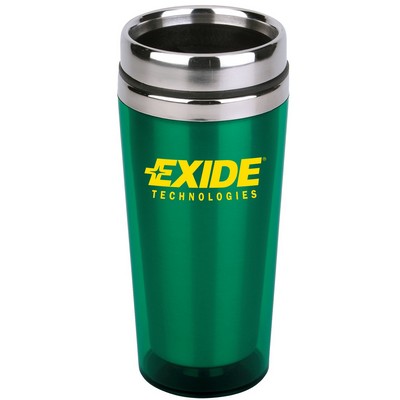 16 Oz. Green Translucent Stainless Tumbler