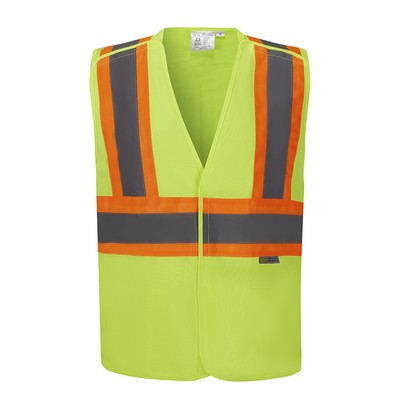 3C Products Safety Vest 5 Point Breakaway ANSI 107-2015 Class 2