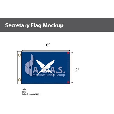 Secretary Flags 12x18 inch